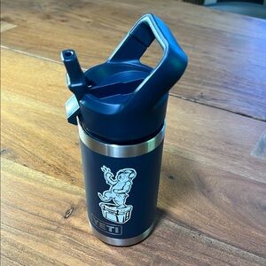 YETI 12 oz Sippy Cup Dark Blue Water Bottle Dishwasher Safe